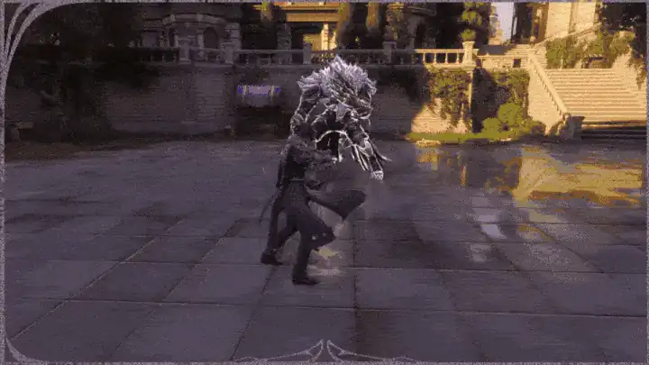 An enemy left in a Weakened State after an Execution in Silver Palace
