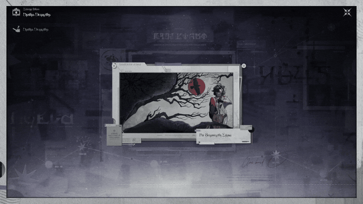 The Silver Palace Evidence Board during a Curious Deductions case, with clue cards pinned on the left and empty question-mark slots waiting to be filled on the right