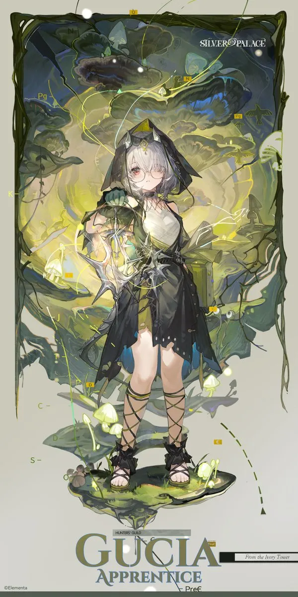 Gucia (Apprentice): Silver Palace Character Title Page