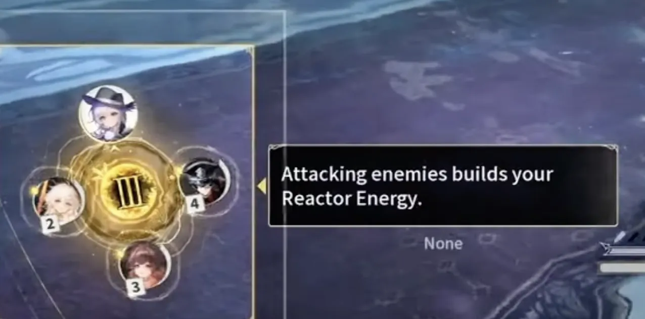 Silver Palace CBT2 tutorial prompt reading: attacking enemies builds your Reactor Energy