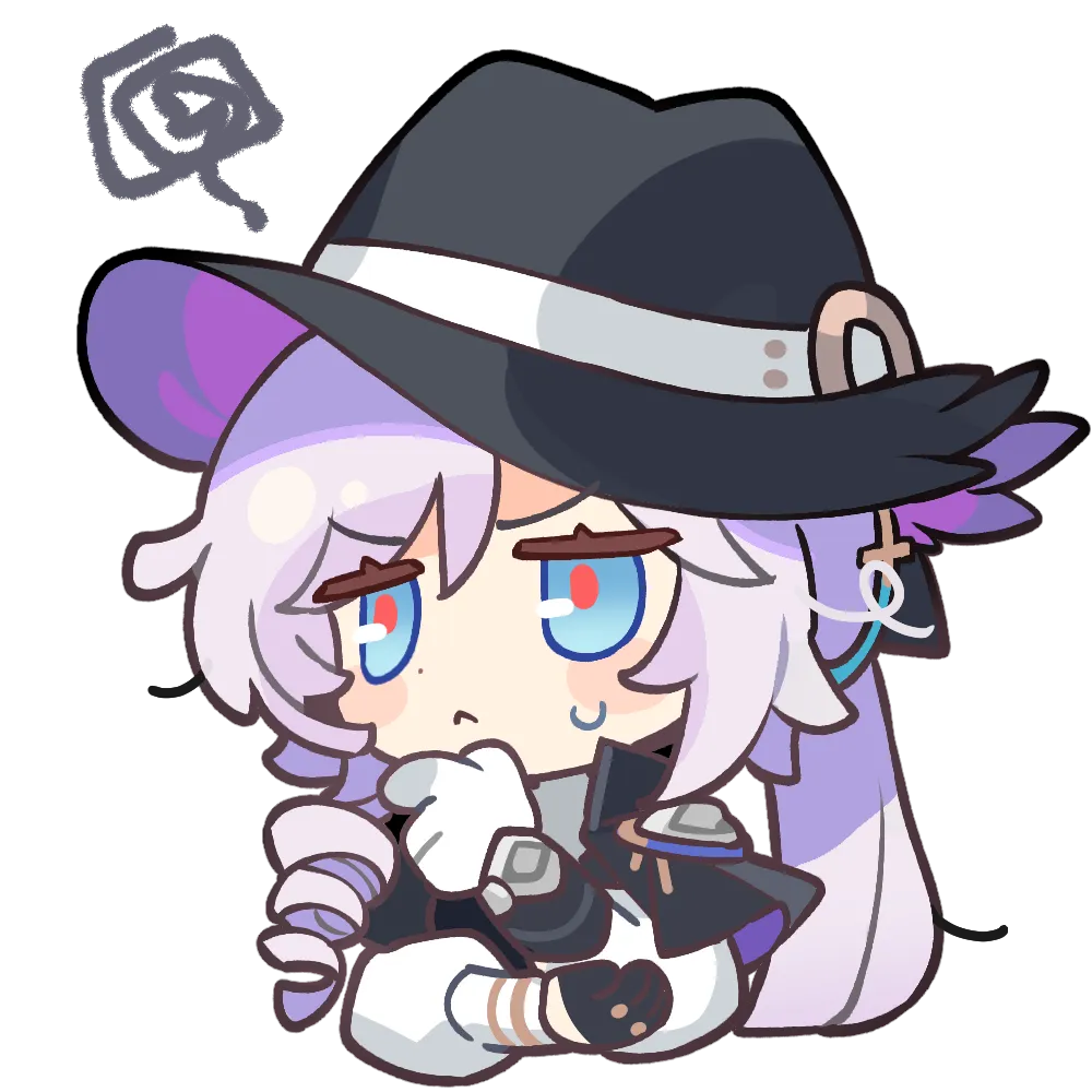 The Detective cradling a teacup with a single tear