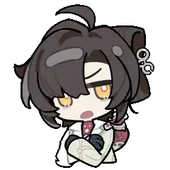 Firtho looking away with a bandage across her forehead