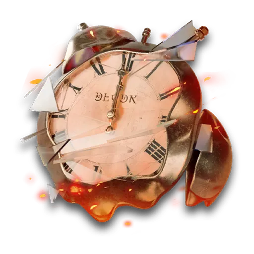 Silver Palace card art for the Rare Memento Damaged Time