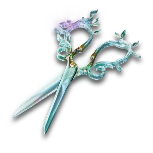 Silver Palace card art for the Rare Memento Shears of Golden Boughs