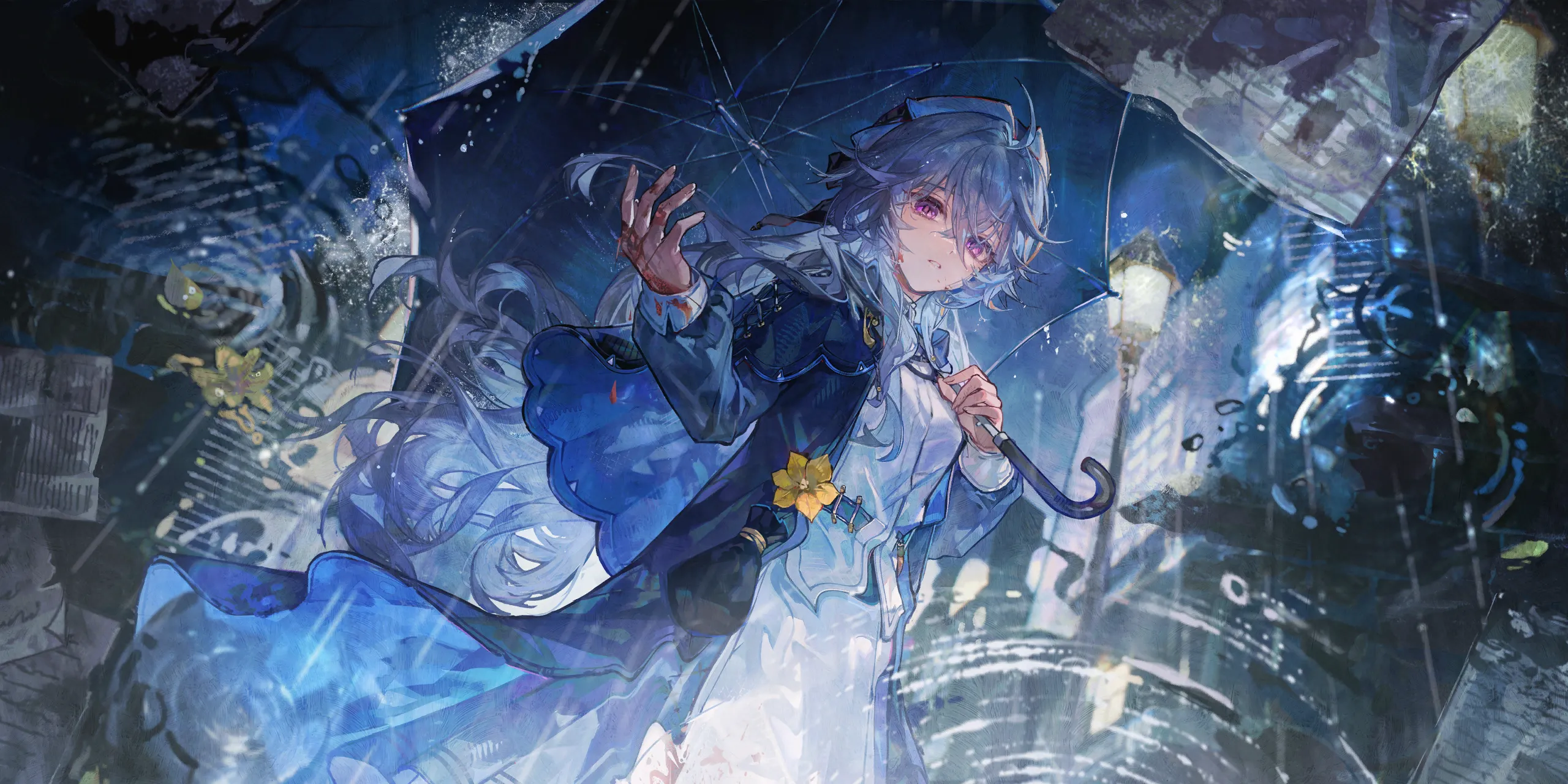 Full splash artwork for The Stolen Silver Mystery