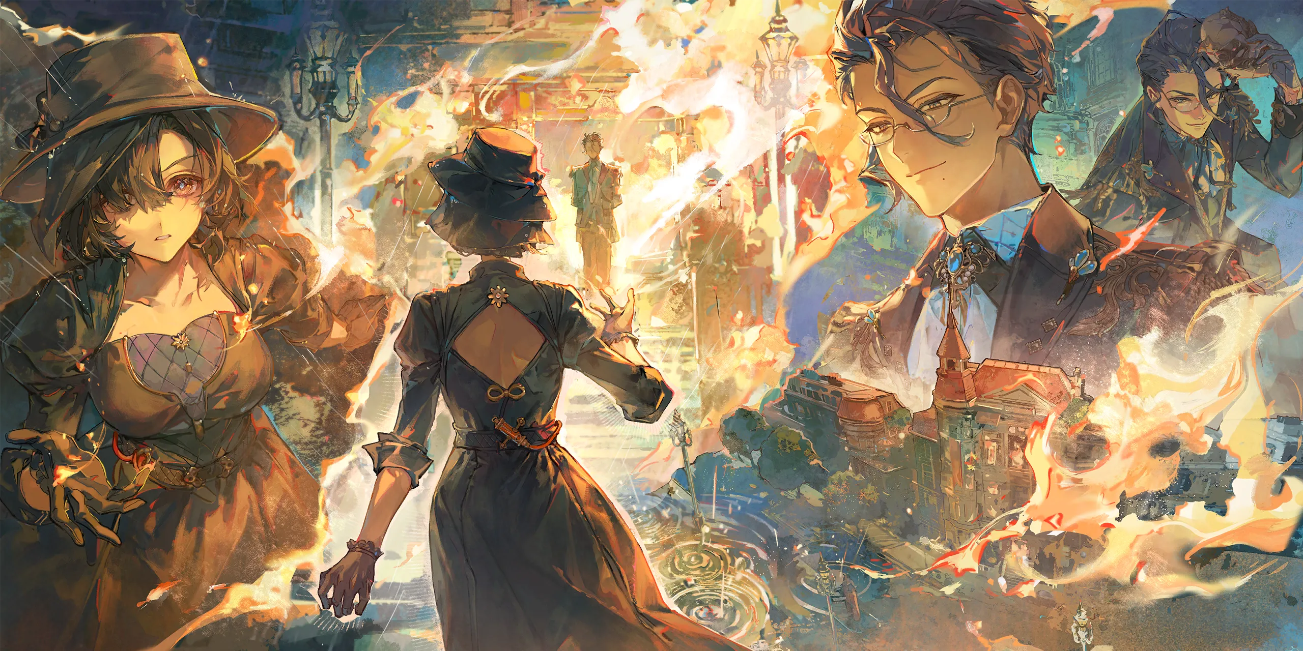 Full splash artwork for The Resurrection Mystery