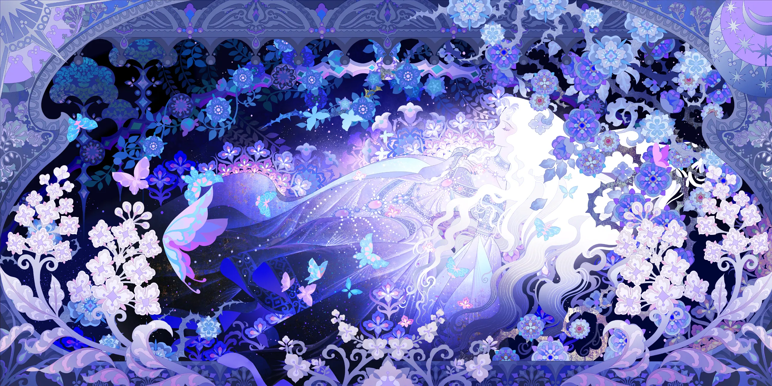 Full splash artwork for The Sleeping Beauty Mystery