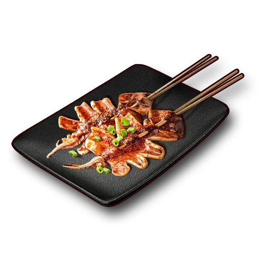Crispy Squid Skewers