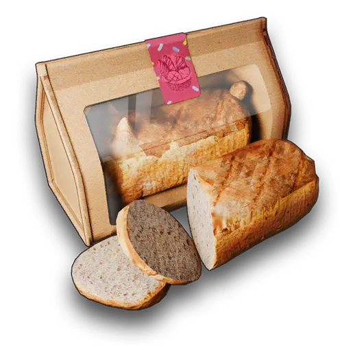 Sliced Toast, a packaged bread modelled on a McBarley toy