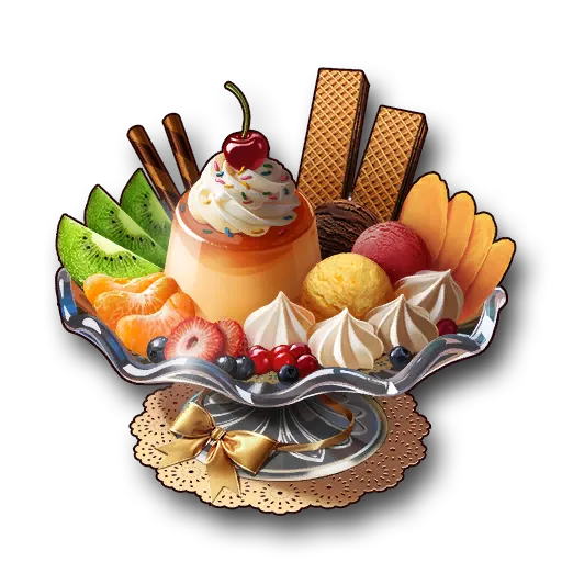 Afternoon Luxury Parfait, the top tier of the Gelato and Chill ice cream line