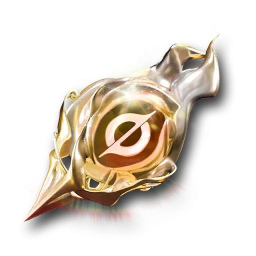The Judgement Shot from Silver Palace, a golden bullet casing around a glowing amber core