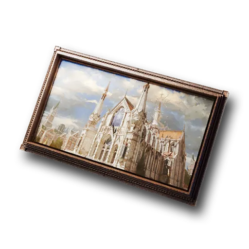 Darkened Cathedral of Illumination, a painting item for the Detective's Office in Silver Palace