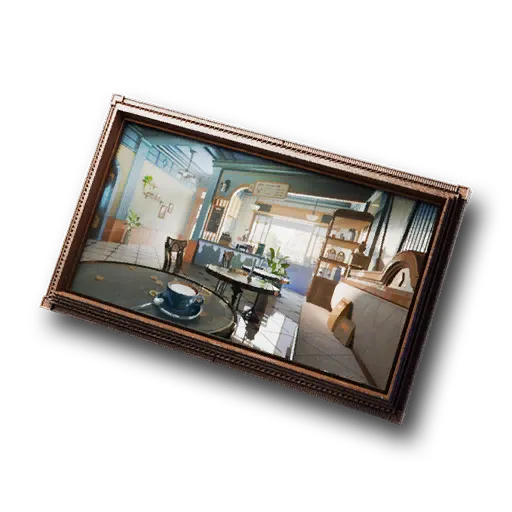 Leisurely Afternoons, a framed painting of a dairy interior