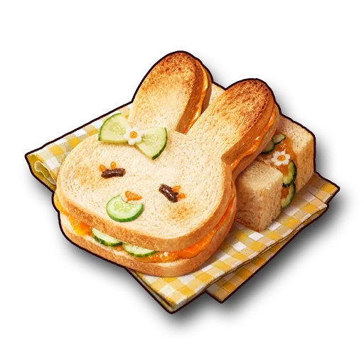 Bunny-Shaped Sandwich quest item icon in Silver Palace